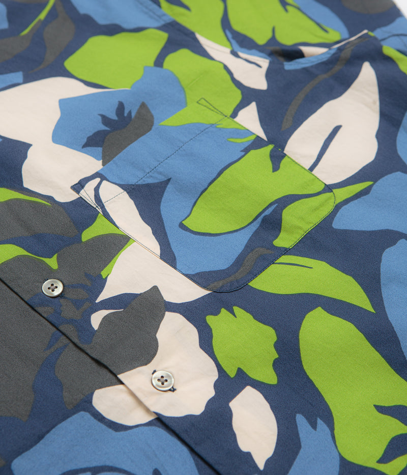 Obey Maxwell Short Sleeve Shirt in Navy Multi