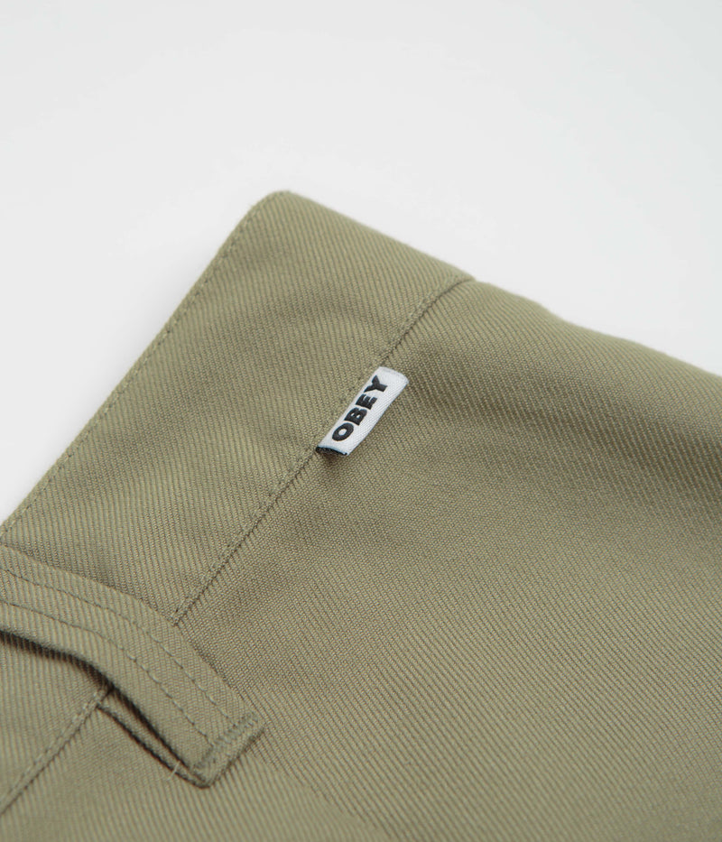Obey Oliver Pleated Pants in Mermaid