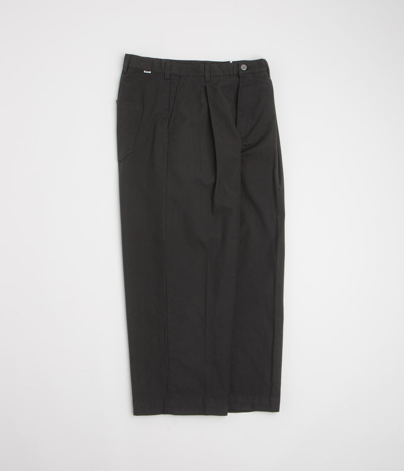 Obey Oliver Pleated Pants in Pirate Black