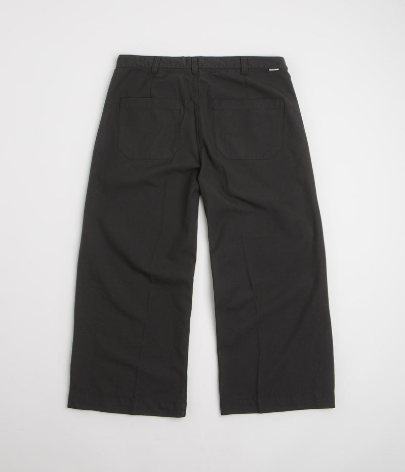 Obey Oliver Pleated Pants in Pirate Black