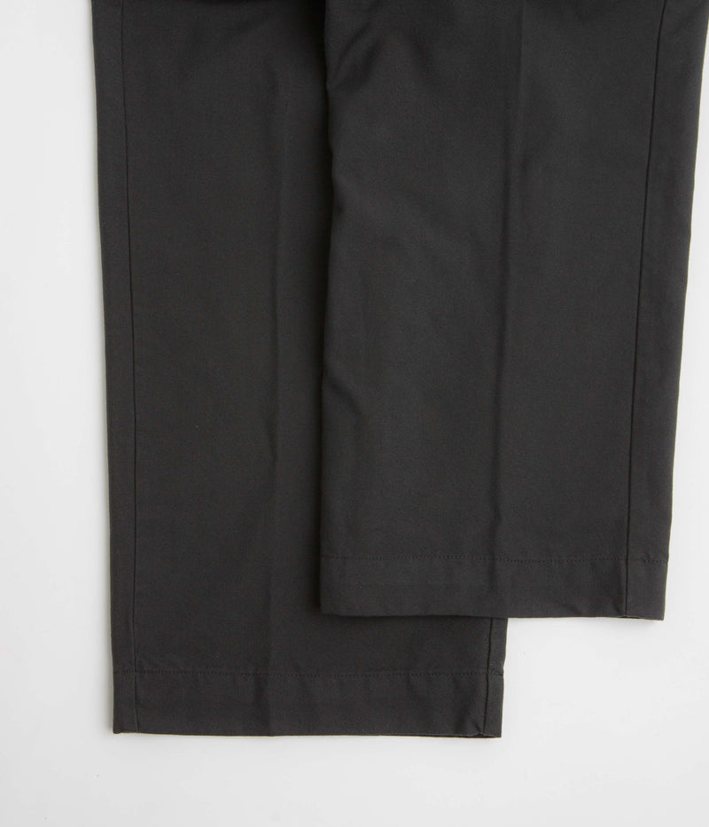 Obey Oliver Pleated Pants in Pirate Black