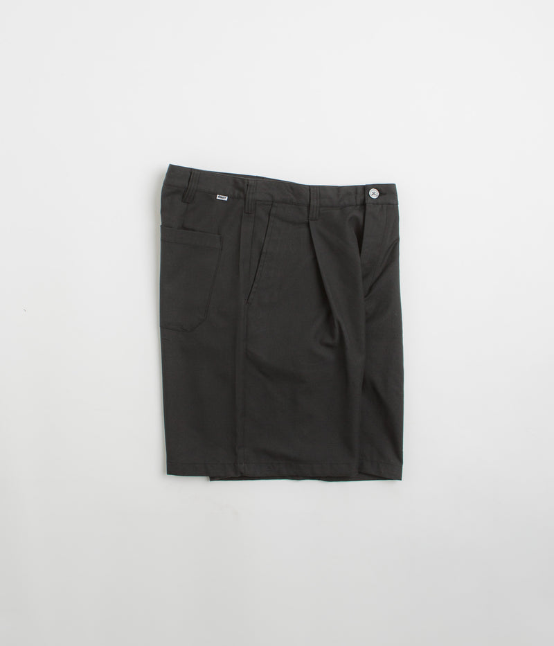 Obey Oliver Shorts in Pirate Black