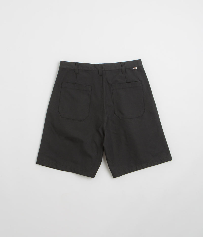 Obey Oliver Shorts in Pirate Black