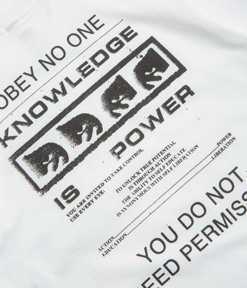 Obey Permission T-Shirt in White
