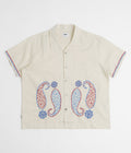 Obey Quentin Short Sleeve Shirt in Birch Multi