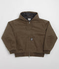 Obey Randy Zip Up Hoodie in Wren Faded Wash