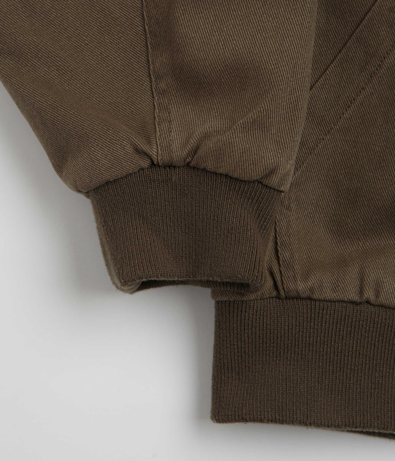 Obey Randy Zip Up Hoodie in Wren Faded Wash