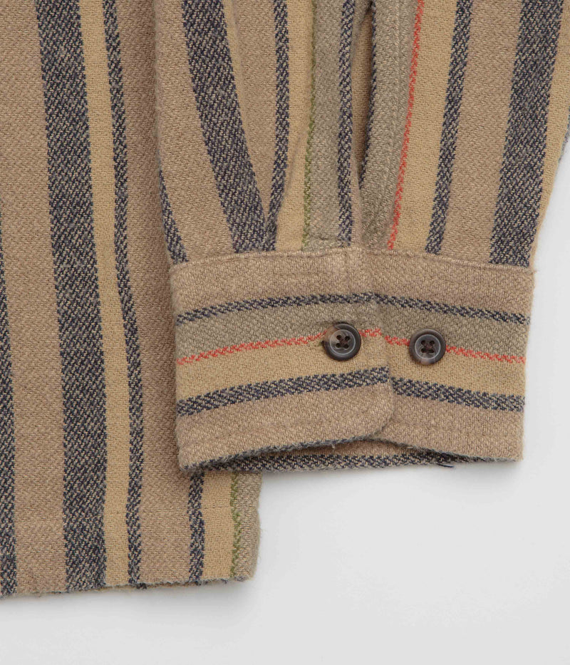 Obey Willard Woven Shirt in Irish Cream Multi