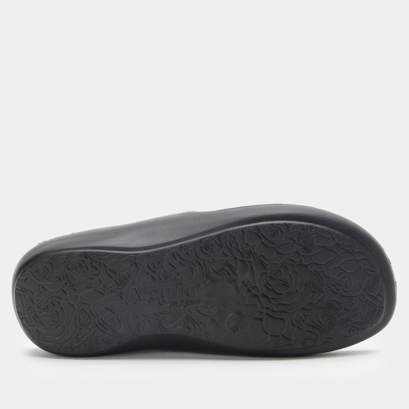 Ode Black Gloss Sandal | Alegria Shoes