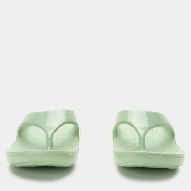 Ode Mint Gloss Sandal | Alegria Shoes