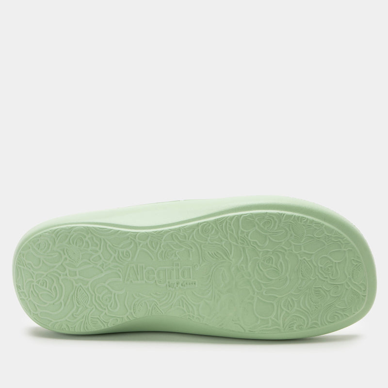 Ode Mint Gloss Sandal | Alegria Shoes