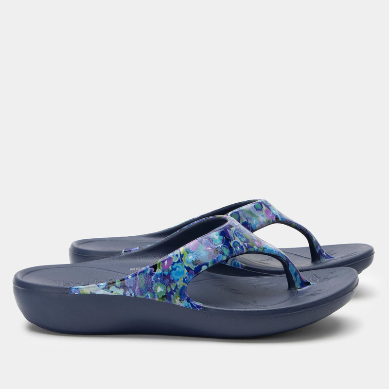 Ode Poppy Pop  Blue Sandal | Alegria Shoes
