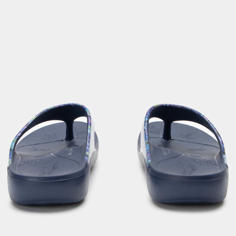 Ode Poppy Pop  Blue Sandal | Alegria Shoes