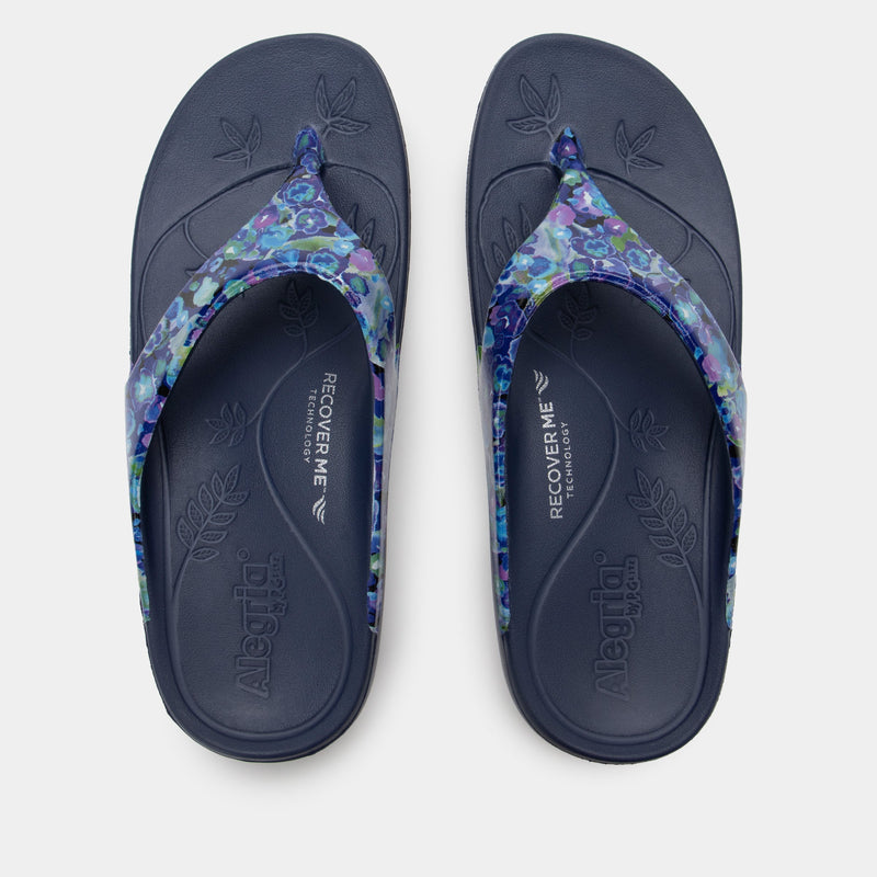 Ode Poppy Pop  Blue Sandal | Alegria Shoes