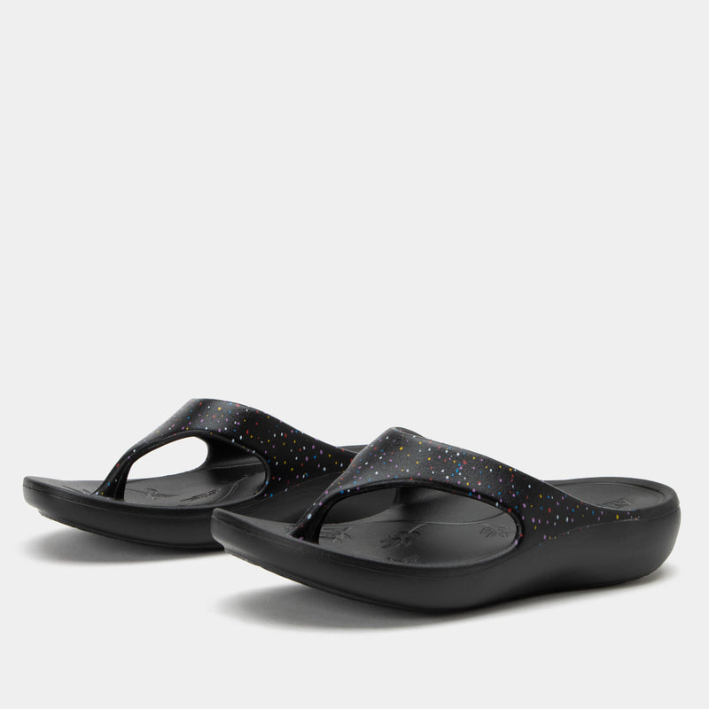 Ode Sprinkles EVA flip-flop sandal on recovery rocker outsole - ODE-763_S1