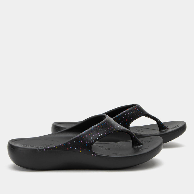Ode Sprinkles EVA flip-flop sandal on recovery rocker outsole - ODE-763_S1X
