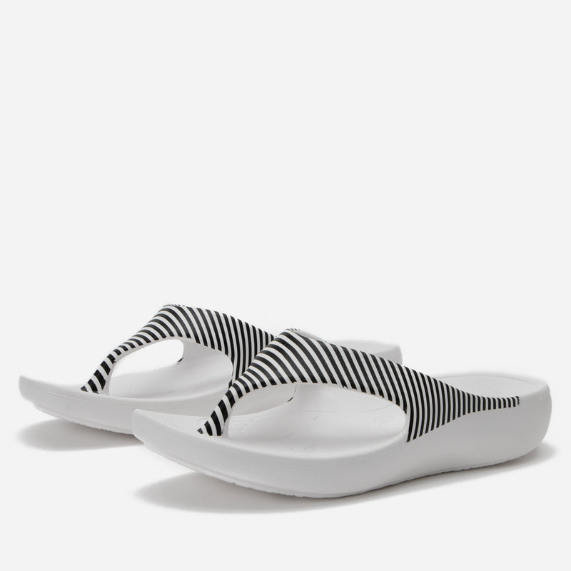 Ode Stripes Sandal | Alegria Shoes