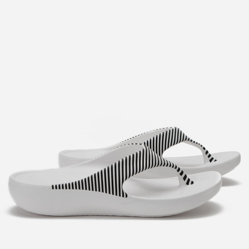 Ode Stripes Sandal | Alegria Shoes