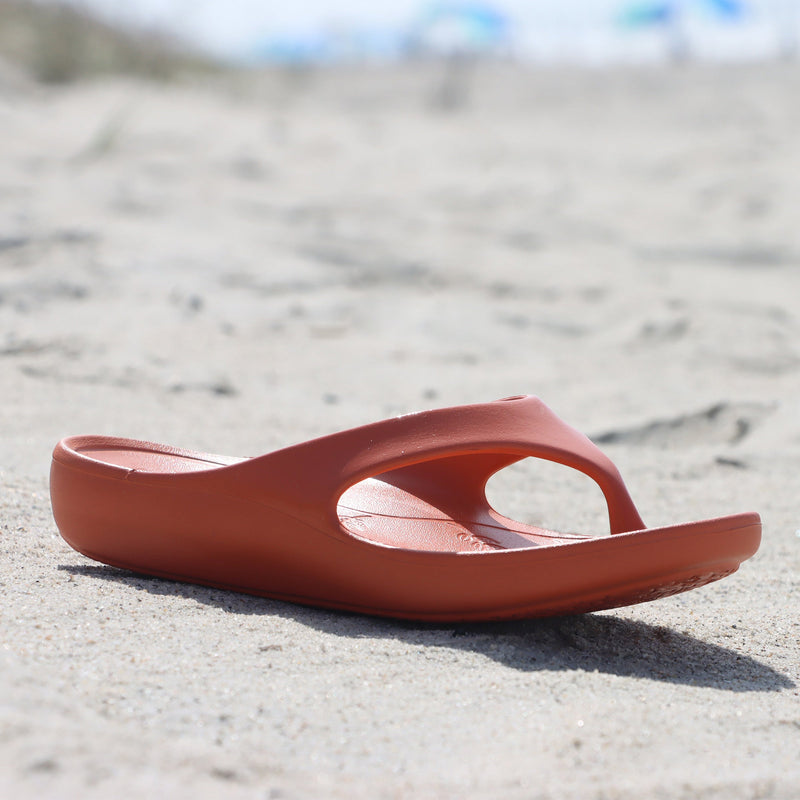 Ode Tangerine Gloss Sandal | Alegria Shoes