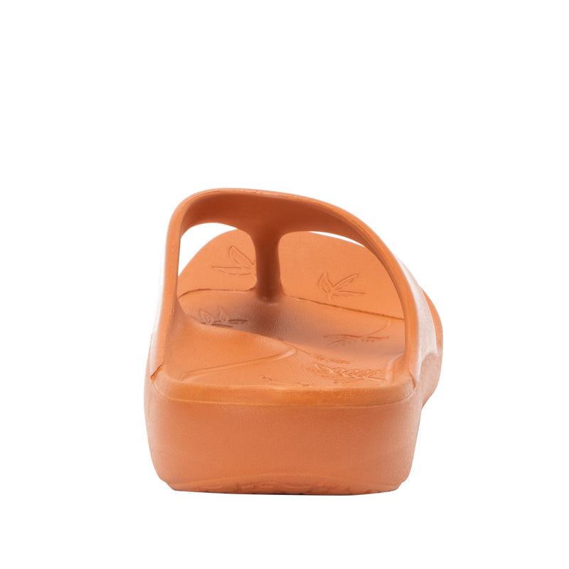 Ode Tangerine Gloss Sandal | Alegria Shoes