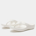 Ode White Gloss Sandal | Alegria Shoes