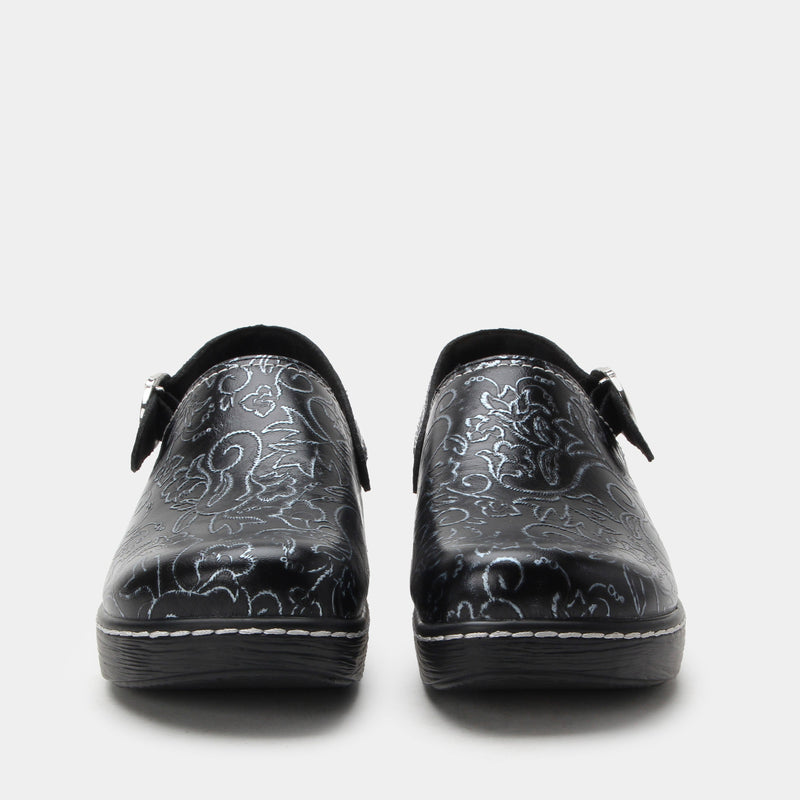 Olie Embroider Me Pewter Shoe | Alegria Shoes
