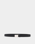 Ollam 35 mm Adjustable And Reversible Belt in Black Leather