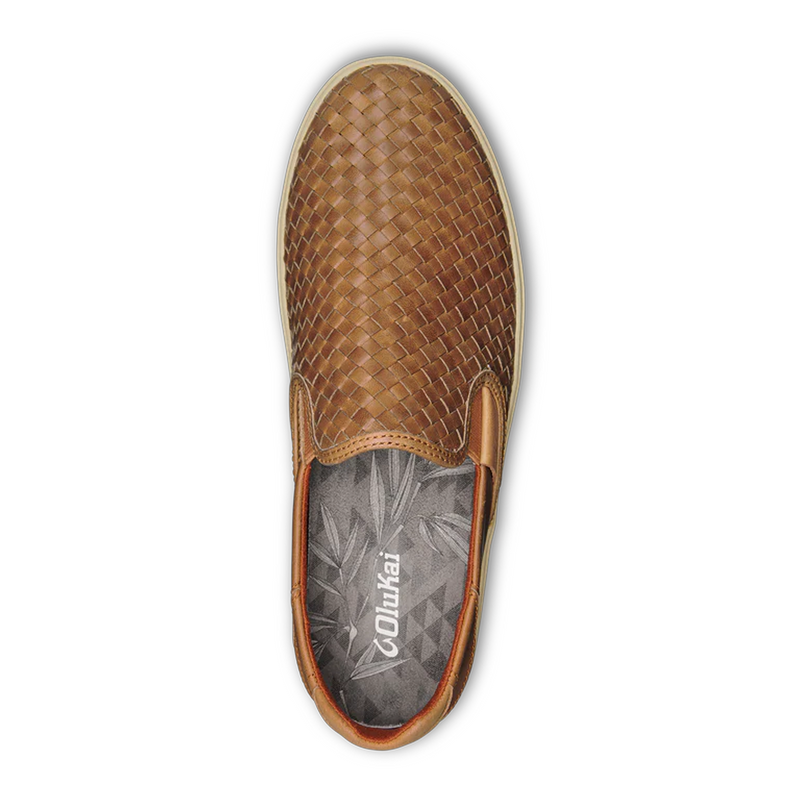 OluKai Lae'ahi Lauhala Slip On (Men) - Fox/Fox Dress-Casual - Slip On - The Heel Shoe Fitters