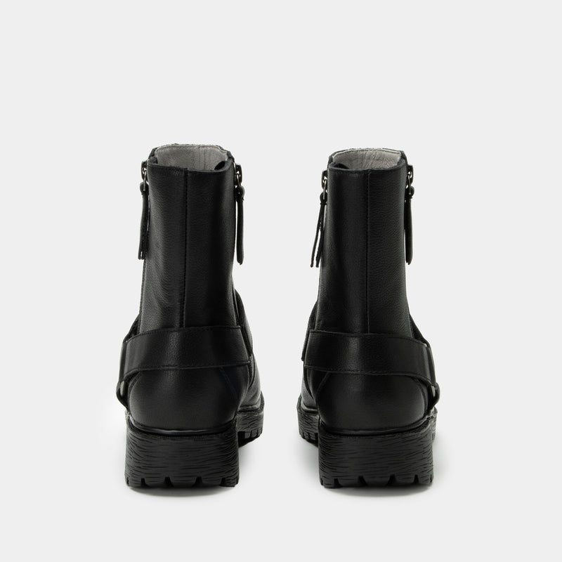 Olympia Black Bird Boot | Alegria Shoes