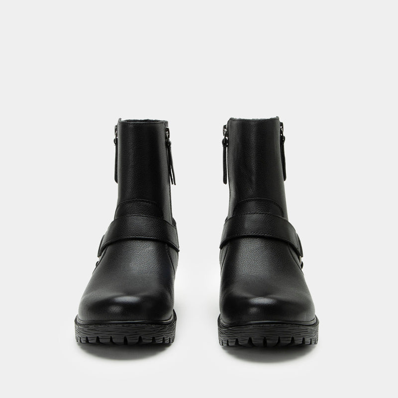 Olympia Black Bird Boot | Alegria Shoes