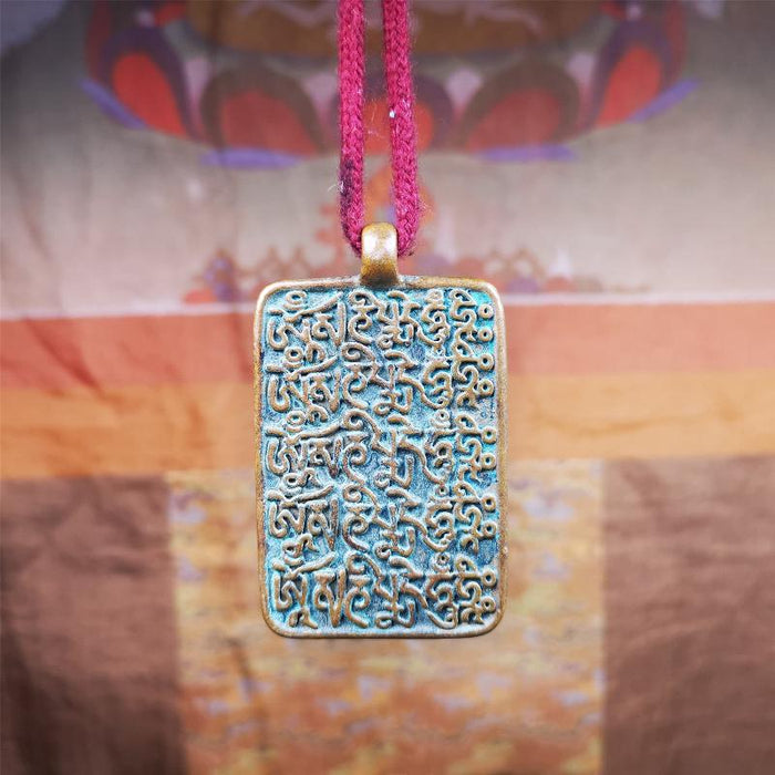 Om Melong 2.44" - Tibetan Buddhist art, view 5
