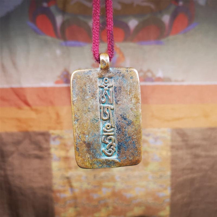 Om Melong 2.44" - Tibetan Buddhist art, view 6