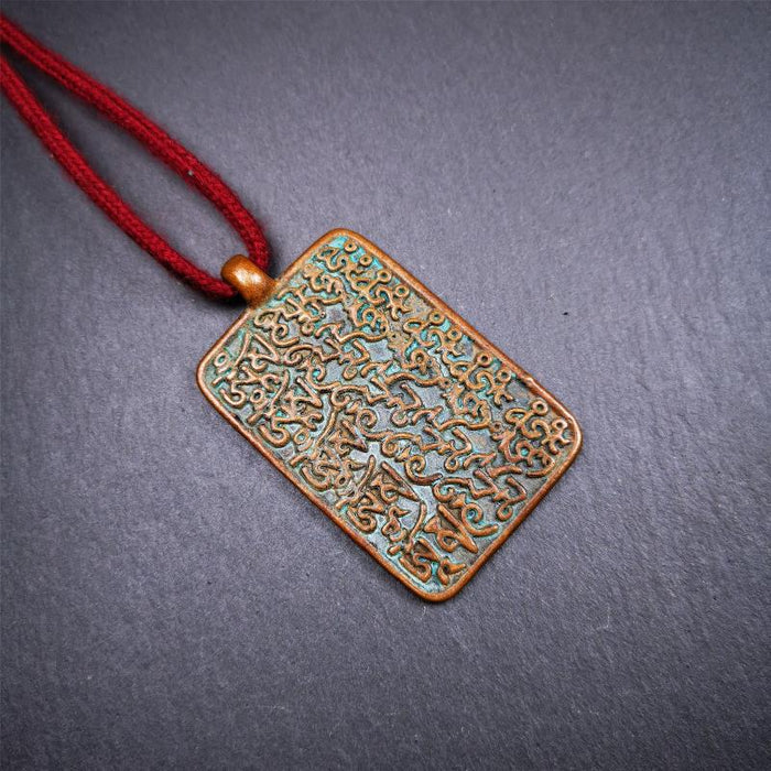 Om Melong 2.44" - Tibetan Buddhist art, view 7