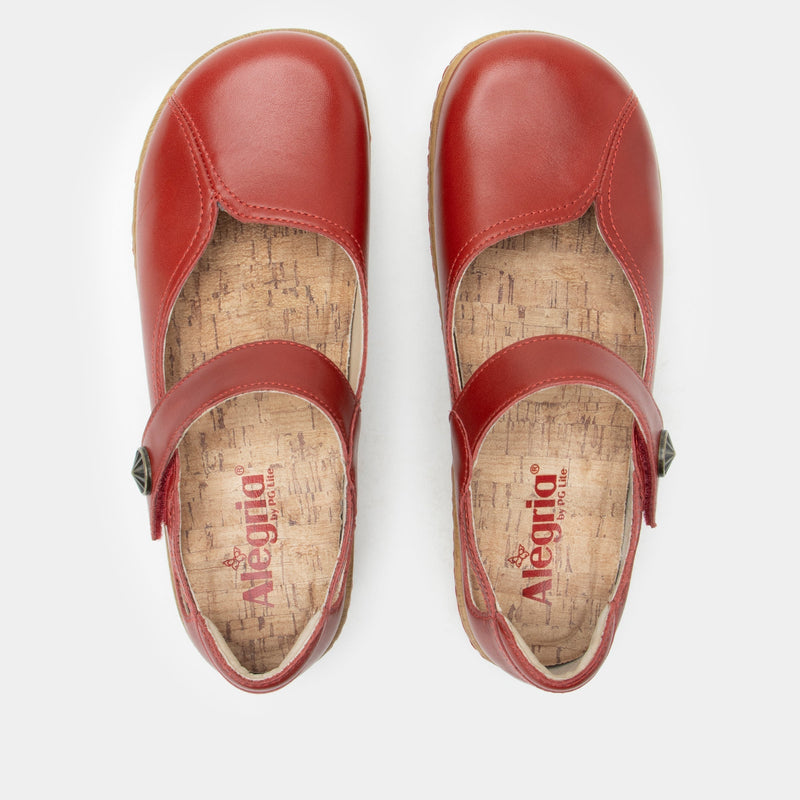 Onika Big Red Shoe | Alegria Shoes