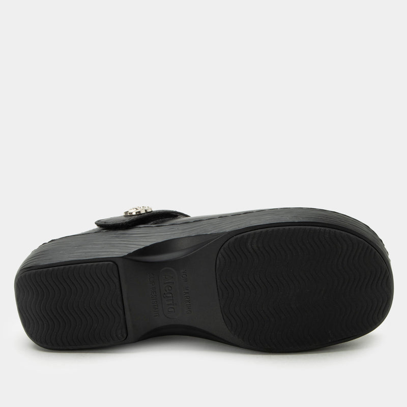 Onika Black Shoe | Alegria Shoes