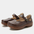 Onika Coffee Bean mary Jane shoe | Alegria Shoes
