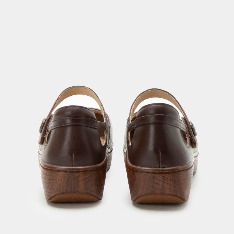 Onika Coffee Bean mary Jane shoe | Alegria Shoes