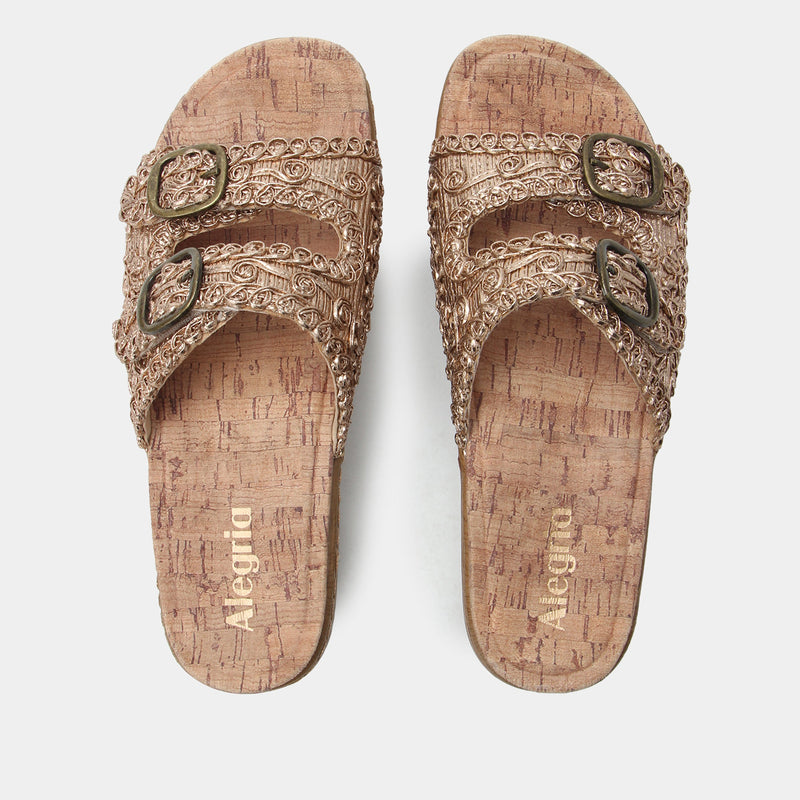 Oona Fancy Gold Sandal