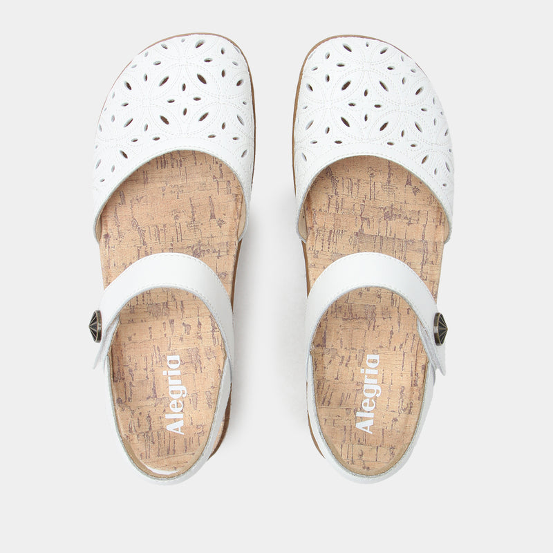 Opal White Breeze Shoe | Alegria Shoes
