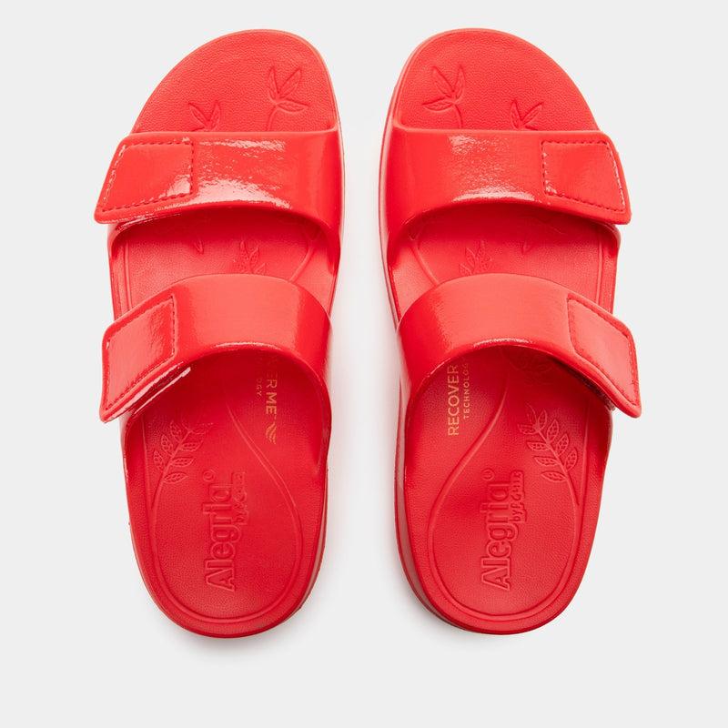 Orbyt Coral Gloss Sandal | Alegria Shoes