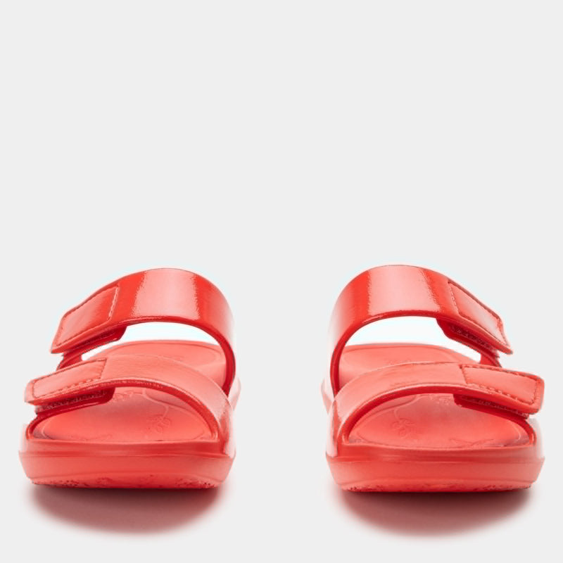 Orbyt Coral Gloss Sandal | Alegria Shoes