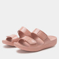 Orbyt Dusty Rose Gloss Sandal | Alegria Shoes