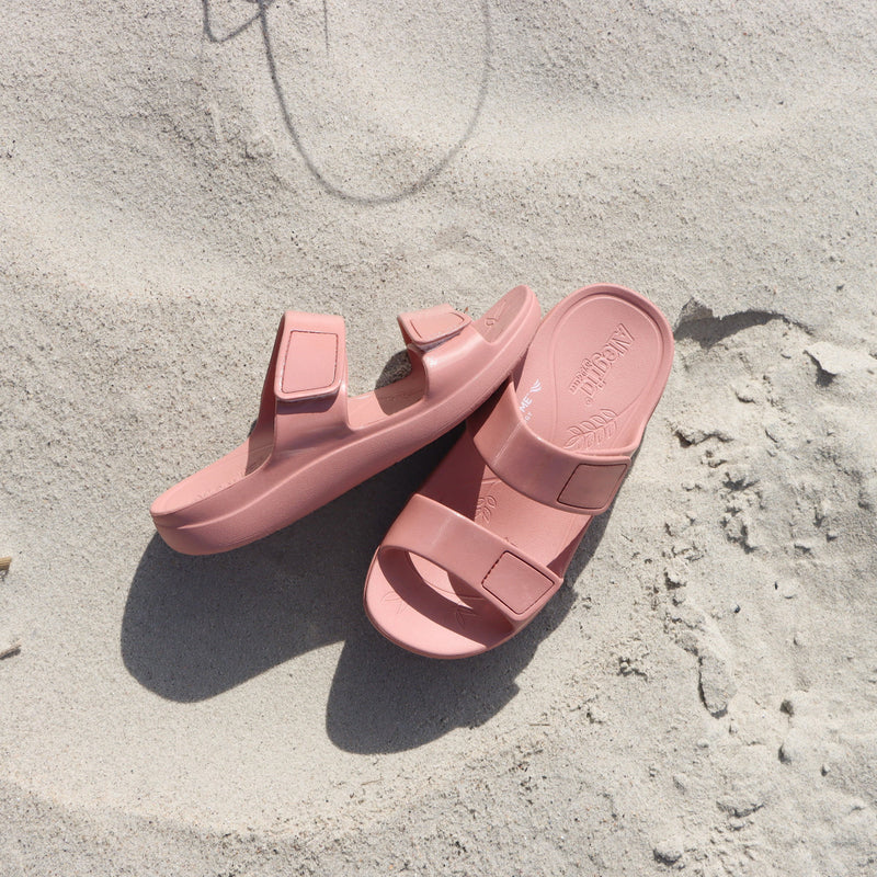 Orbyt Dusty Rose Gloss Sandal | Alegria Shoes