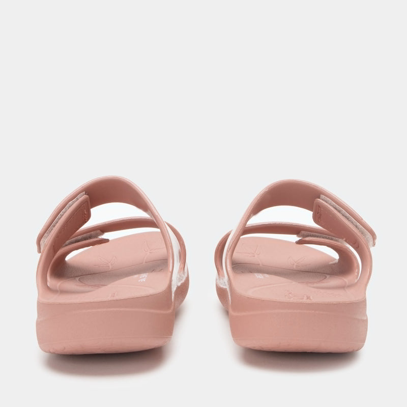 Orbyt Dusty Rose Gloss Sandal | Alegria Shoes