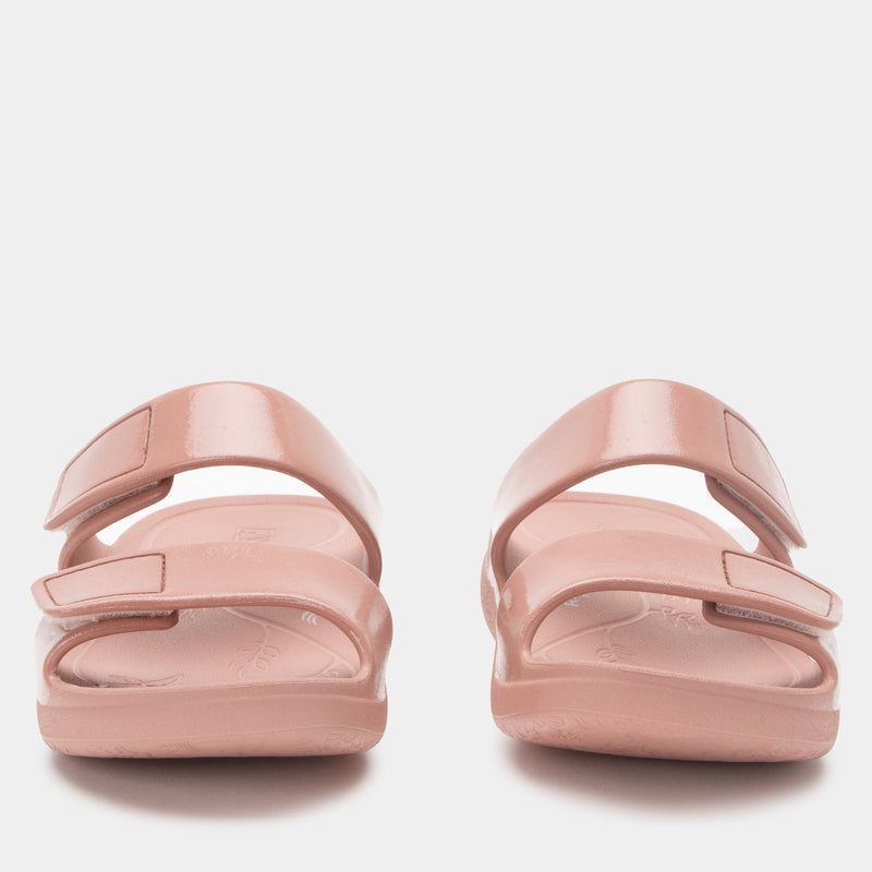 Orbyt Dusty Rose Gloss Sandal | Alegria Shoes
