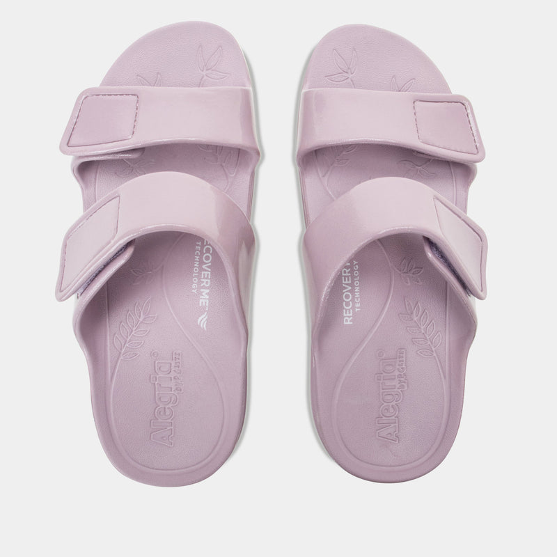 Orbyt Lilac Gloss Sandal | Alegria Shoes