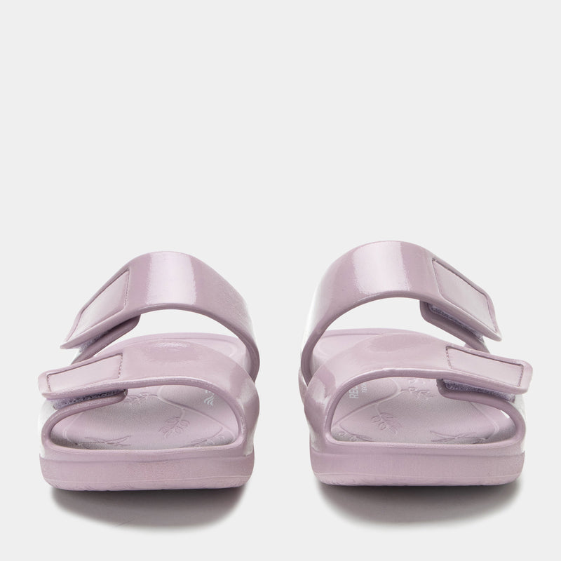 Orbyt Lilac Gloss Sandal | Alegria Shoes