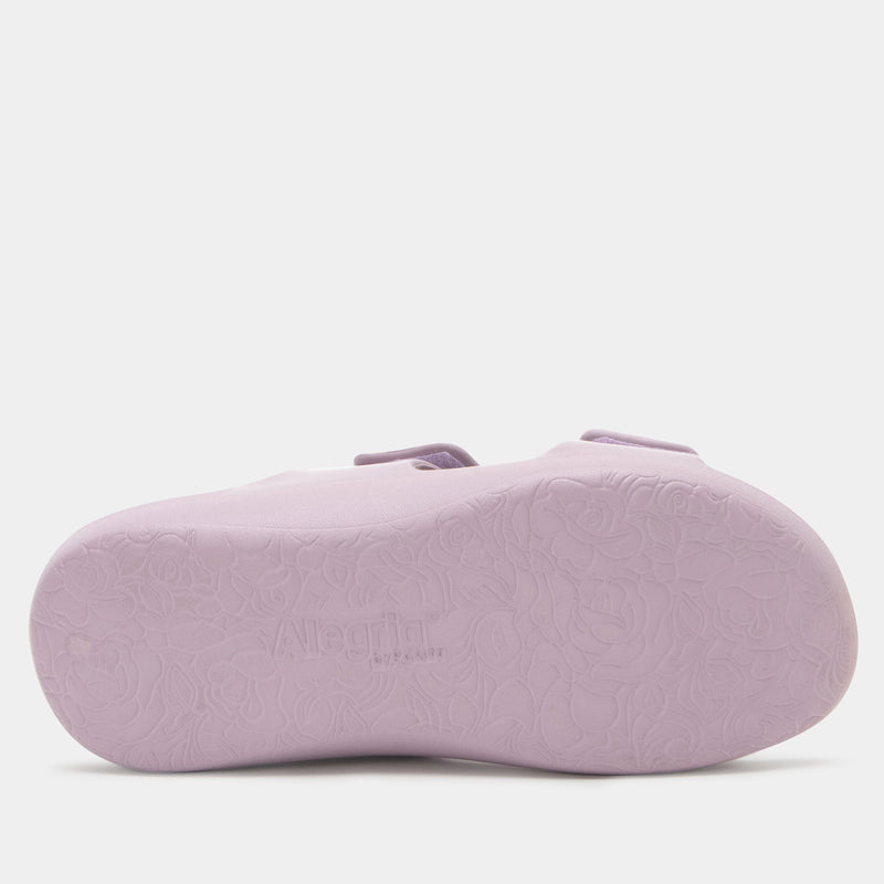 Orbyt Lilac Gloss Sandal | Alegria Shoes