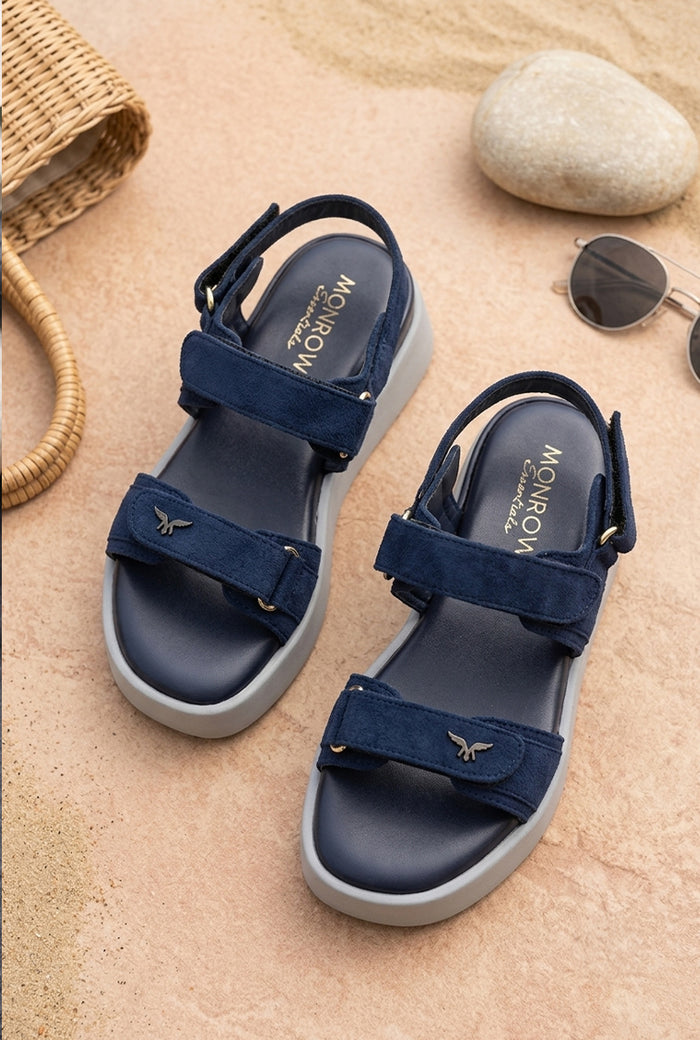 Ovia Navy Wedge Heels