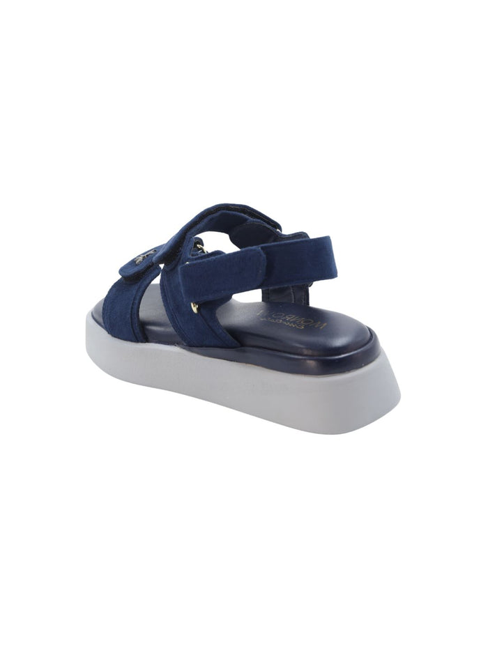 Ovia Navy Wedge Heels